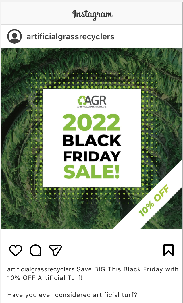Black Friday Sale — Instagram