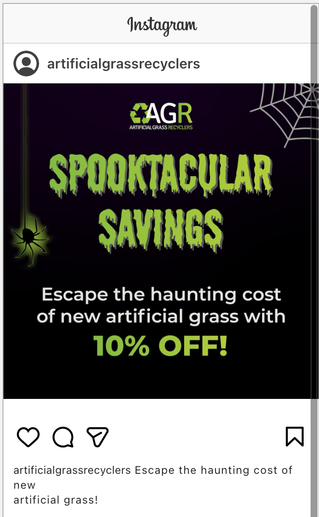 Spooktacular Savings — Instagram